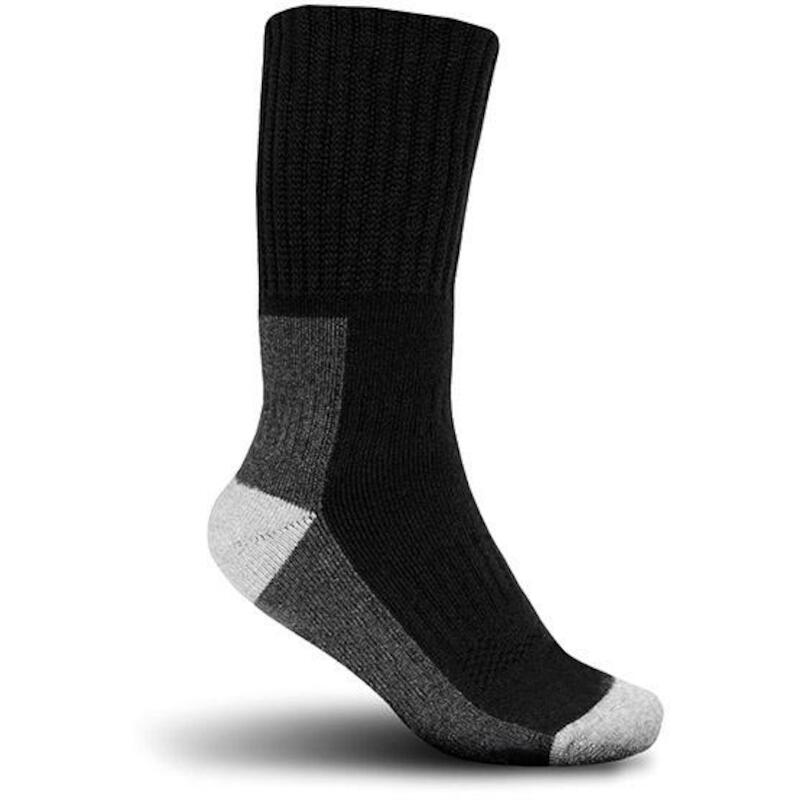SOKKEN ZWART/GRIJS          THERMO     43-46 ELTEN