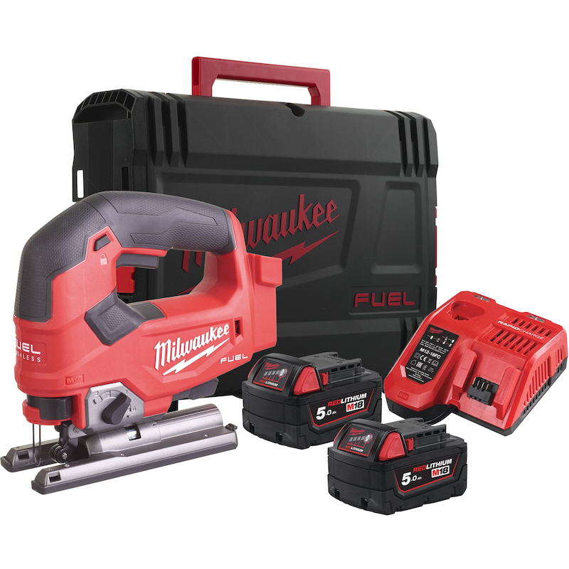 Milwaukee - M18 FJS-502X - fuel - Cordless jigsaw - 18 V - 2x 5.0 Ah - hd Box - 02890910