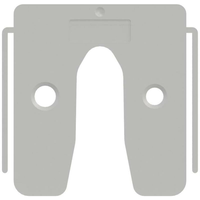 UITVULPLAATJE 1 TRANSPARANT 34501 - 50X50MM