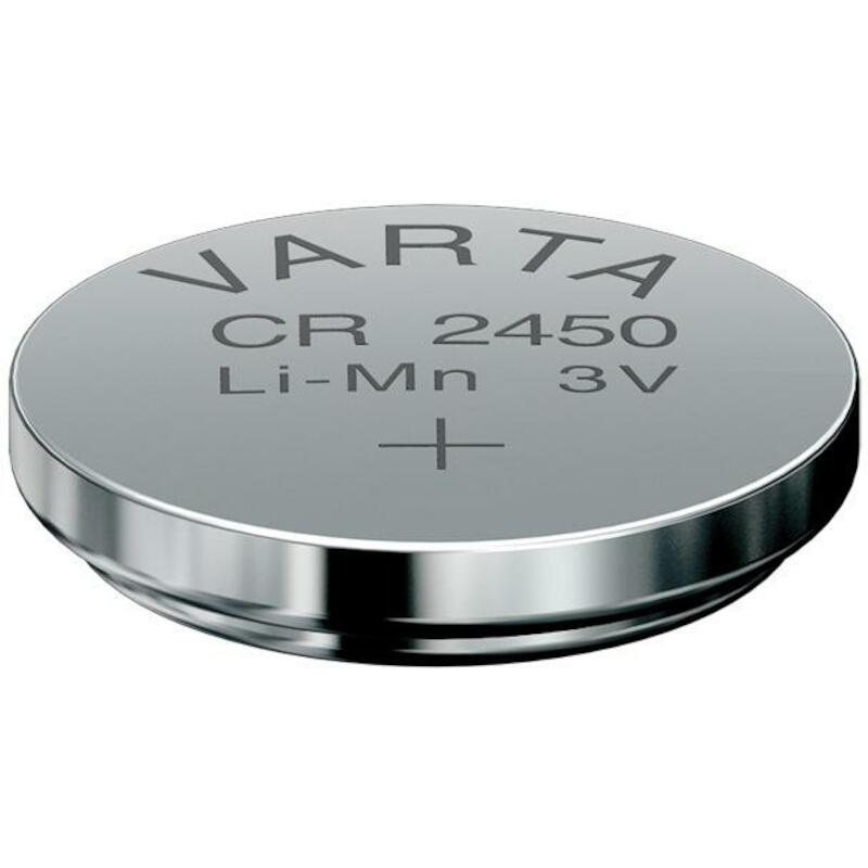PILE BOUTON LITHIUM 3V      CR2450           VARTA