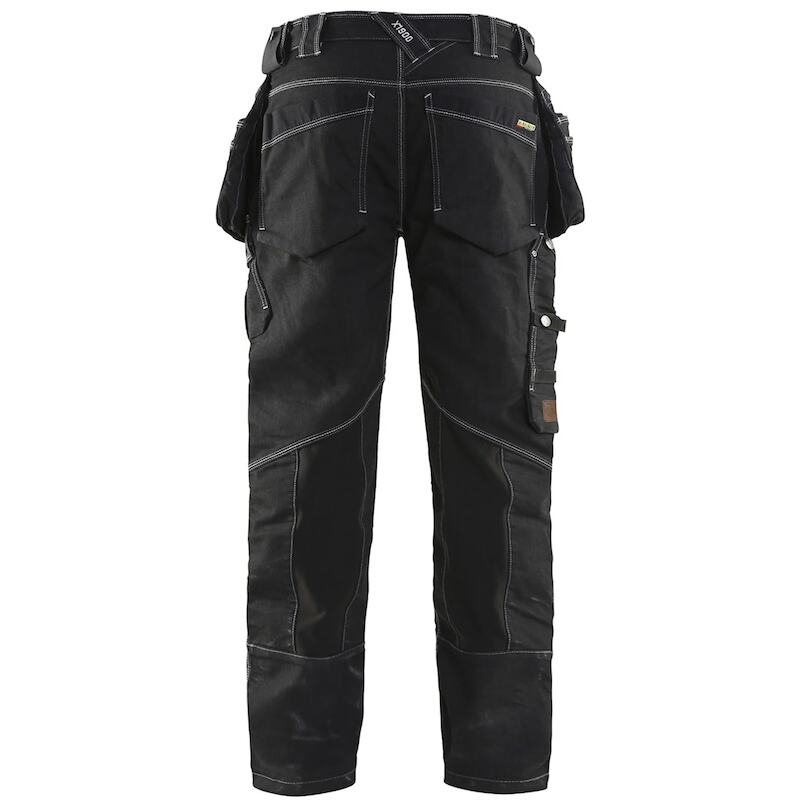 BROEK DENIM STRETCH HZ      1990 ZWART   C48 BLAKL