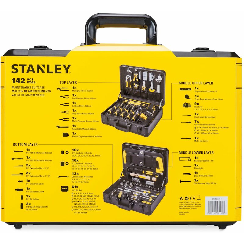 JEU DE OUTILS À MAIN COFFRE STMT98109-1 142PCS STA
