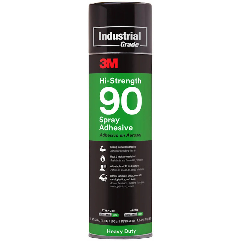 3m - Spray adhesive - Scotch-Weld 90 Hi-Strength - Transparent - 500 ml - 11010577