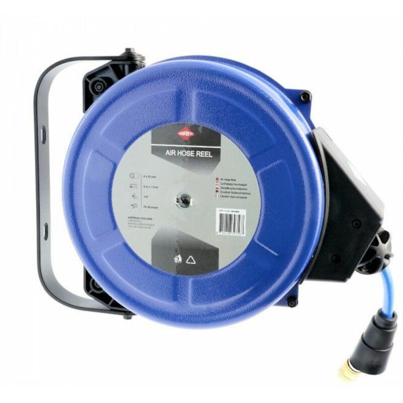 ENROULEUR TUYAU PNEU.MUR PU 4650808 PU/8M AIRPRESS