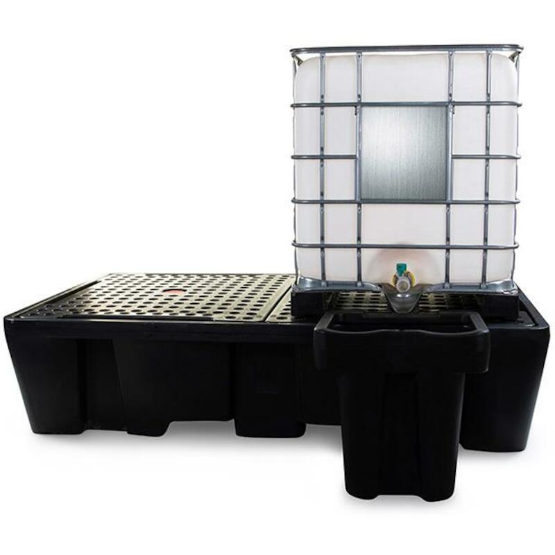 BAC DE RÉTENTION IBC NOIR   2450X1450X575MM PLASTI