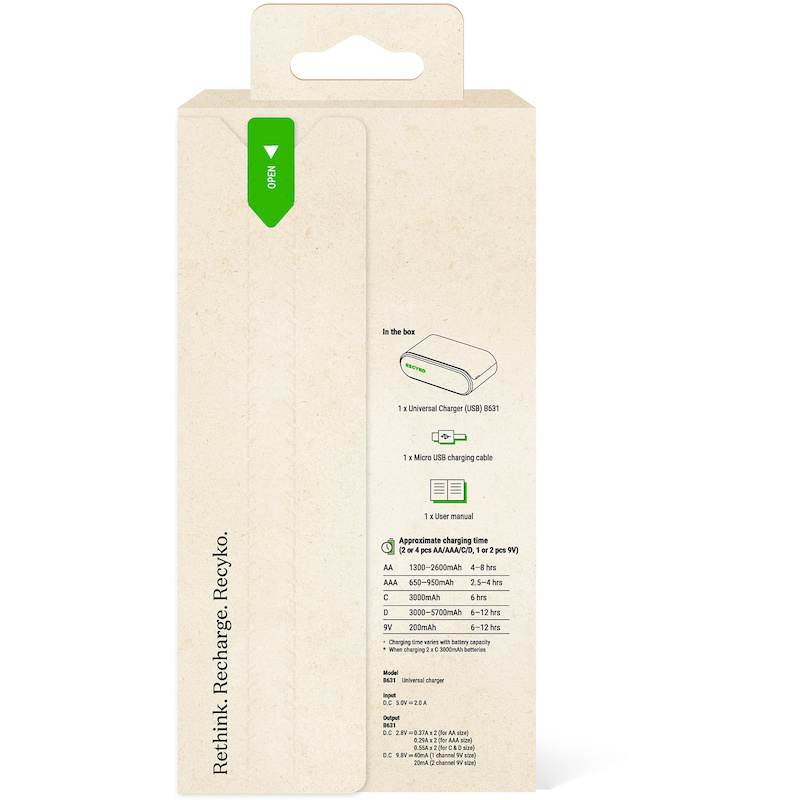 BATTERIJLADER UNIVERSEEL    GPRCKCHB631274      GP