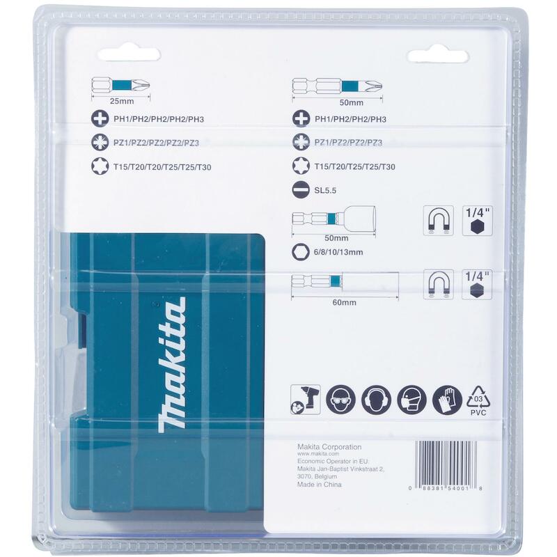 SCHROEFBITSET IMPACT BLACK, 35 STUKS - B-66880 - MAKITA