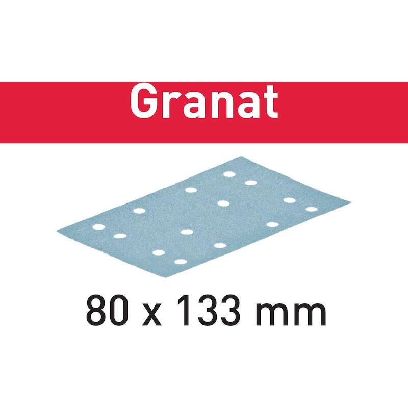 SCHUURPAPIER STF 80X133 P80 GR/50 GRANAT - 497119 - FESTOOL