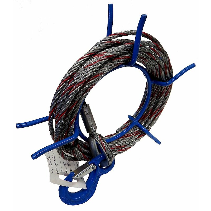 STAALKABEL + HAAK 6,5MM     MINIFOR 30M    TRACTEL
