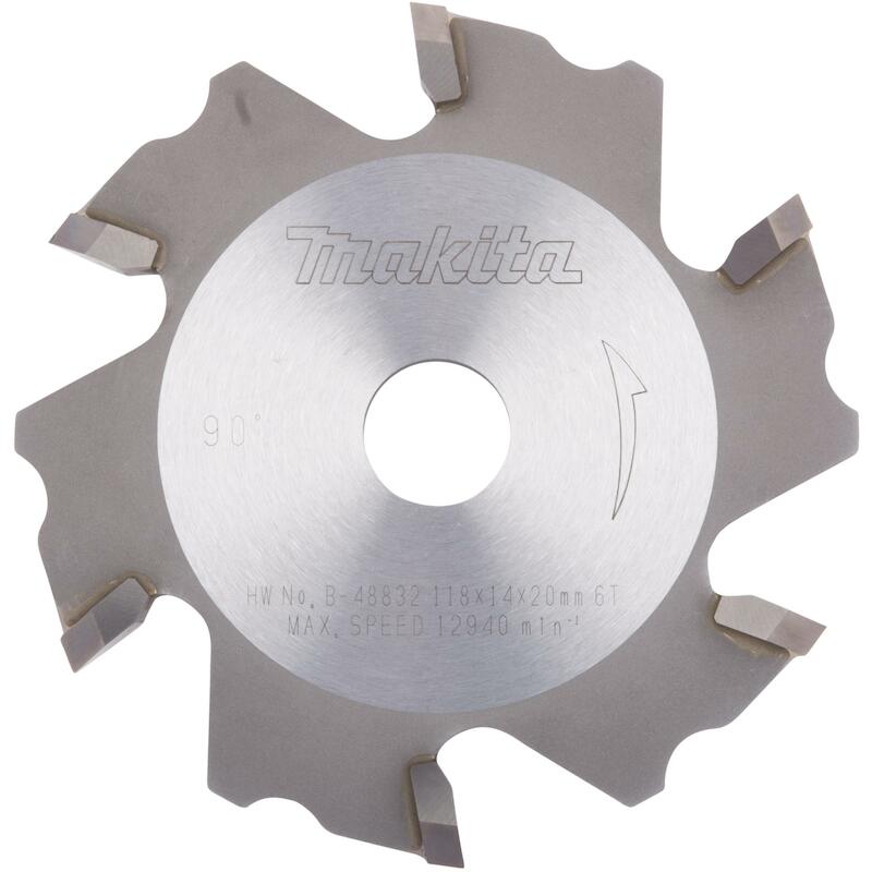 LAME DE SCIE À RAINURER, SPÉCIALISÉE TCT, 118 X 20 MM, 6 T - B-48832 - MAKITA