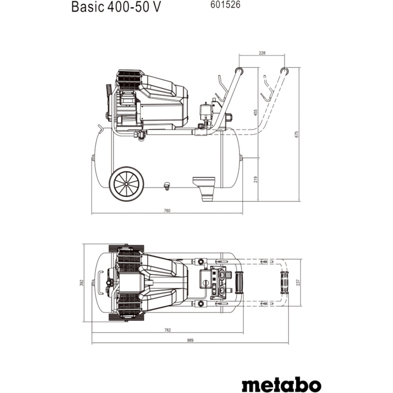COMPRESSOR 2,3KW            BASIC 400-50 V  METABO