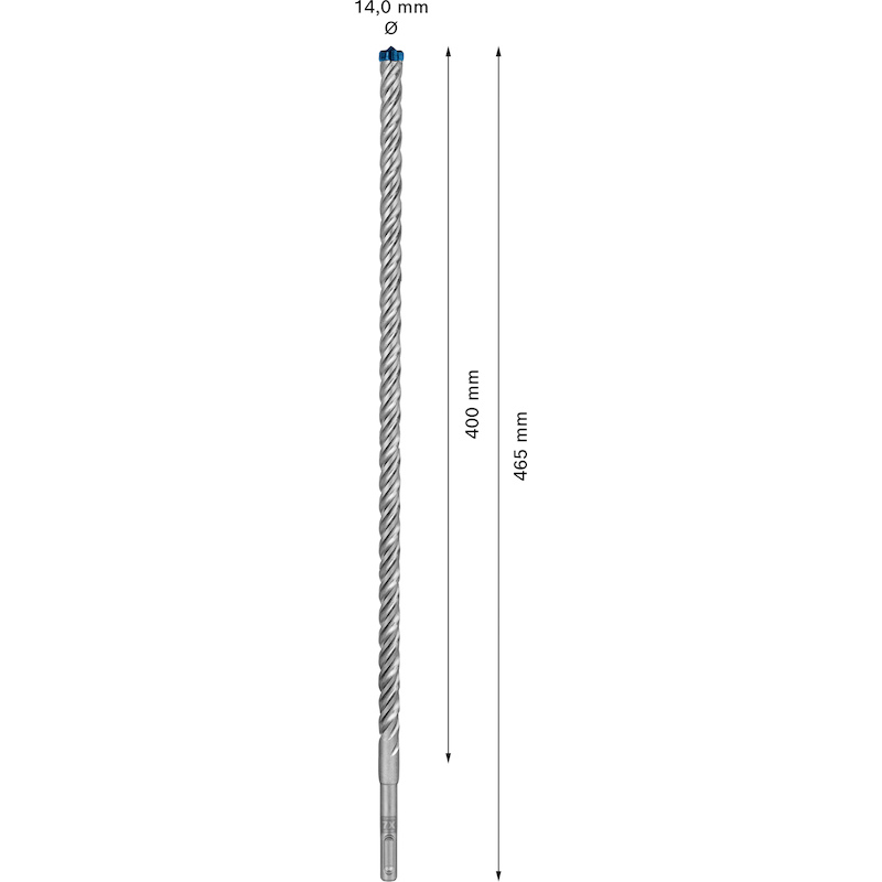 Bosch - Hamerboor - Expert SDS-PLUS-7X - ø 14 x 400 x 465 mm - 4-snijkanten - 08051643