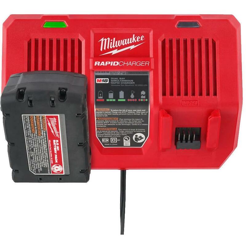 SNELLADER DUAL BAY 18V      M18 DFC      MILWAUKEE