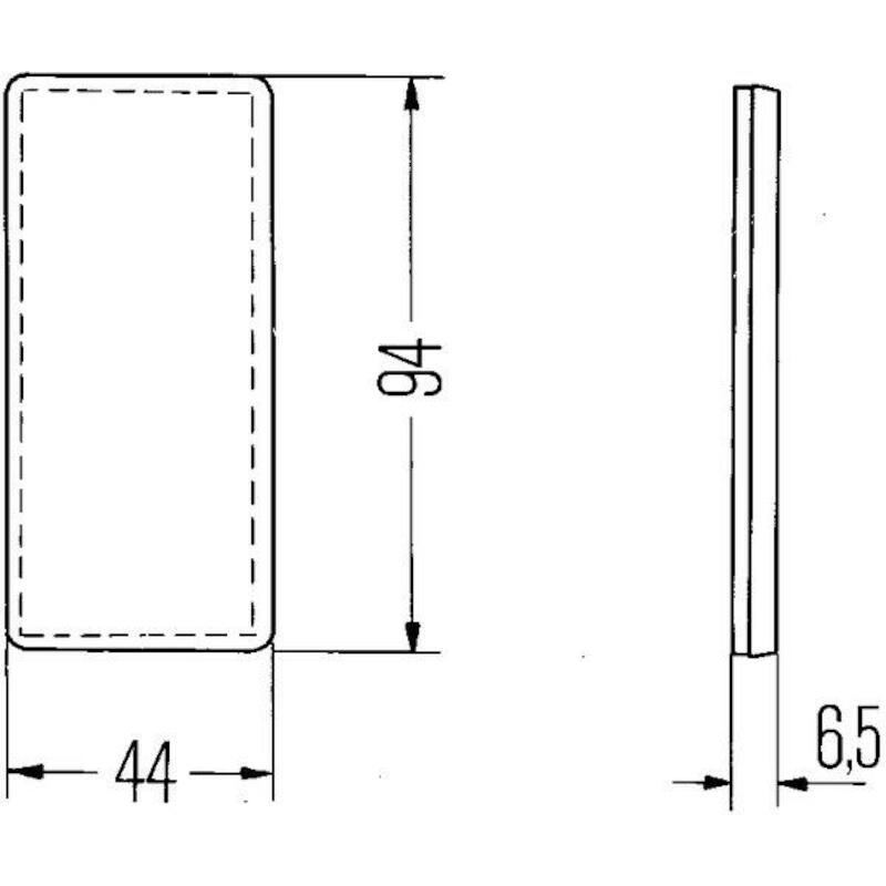 REFLECTOR                   8RA 003 326-041  HELLA
