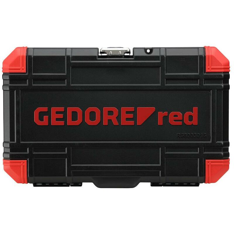 HANDDOPPENSET 1/2" TORX     R6800 (16ST)GEDORE RED
