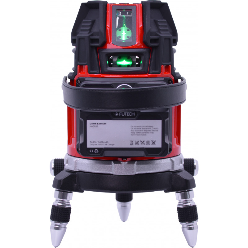 LASER EN CROIX 14,8V VERT   PROCROSS 8.0 DS FUTECH