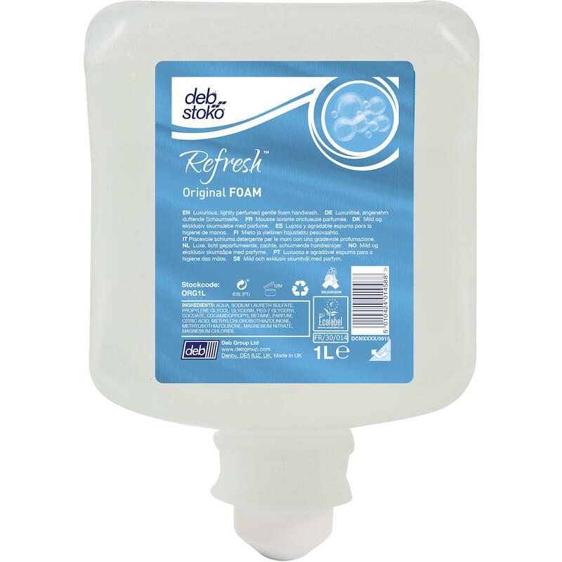 HUIDREINIGER HANDEN - DEB STOKO RANGE FOAM WASH -SCHUIM 1000 ML