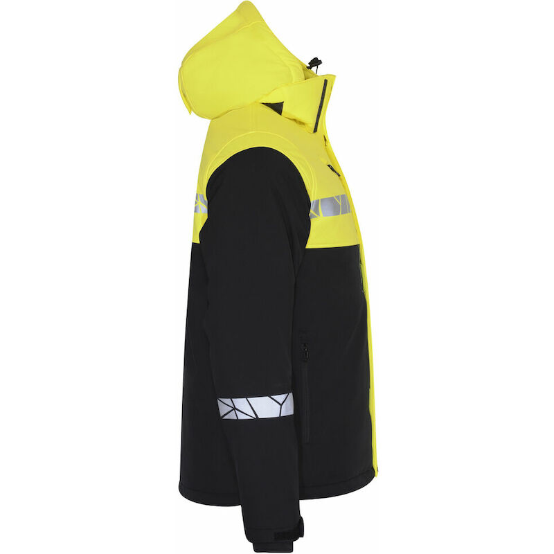 JAS SOFTSHELL GEVOERD       7415 ZW/GE  4XL PROJOB