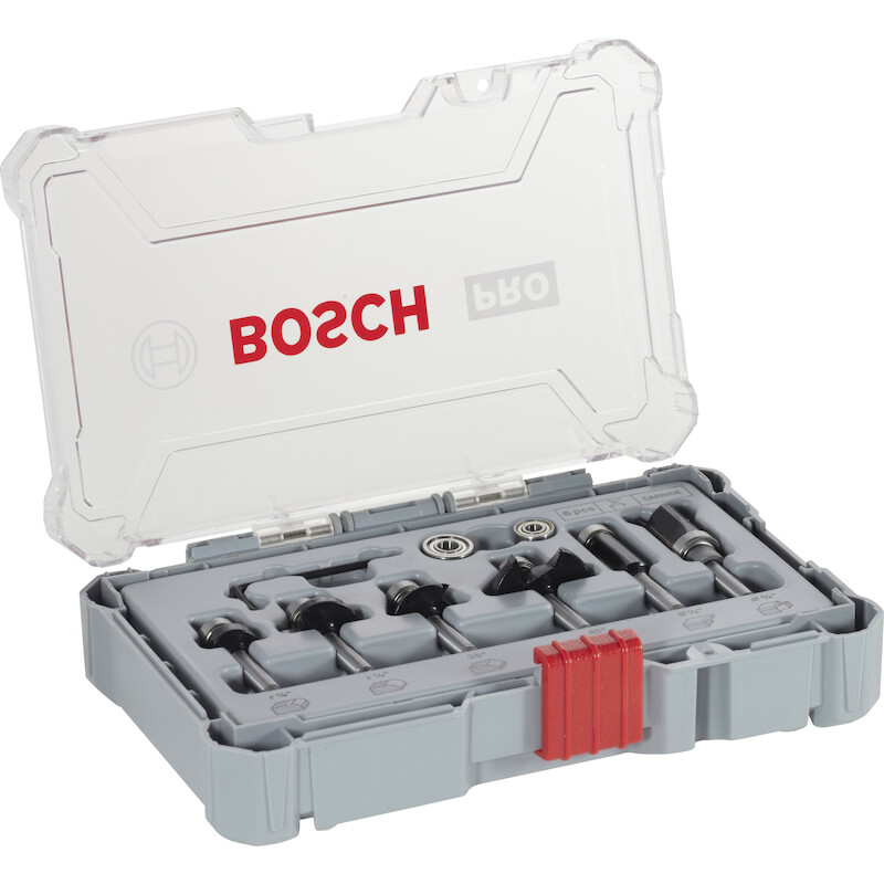 KANTENFREESSET S1/4"        2607017470  (6ST)BOSCH