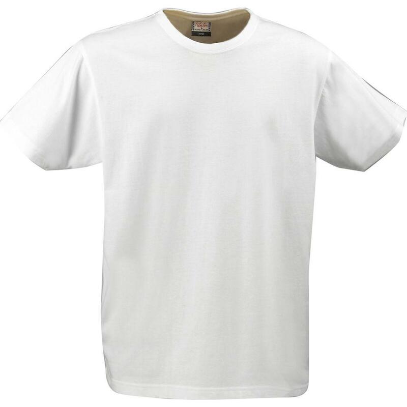 T-SHIRT COTTON              HEAVY BLANC  3XL PRINT