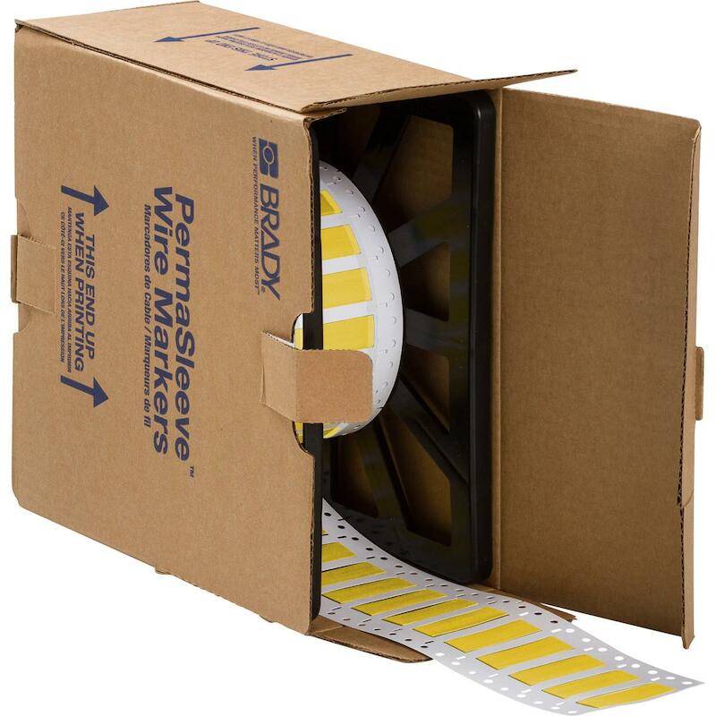 KRIMPKOUS - BRADY 117030 - GEEL 25,4X 11,15 MM (2000 EA)