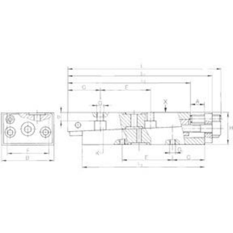 CALE DE REGLAGE 75X234X38   VUS65210           INA