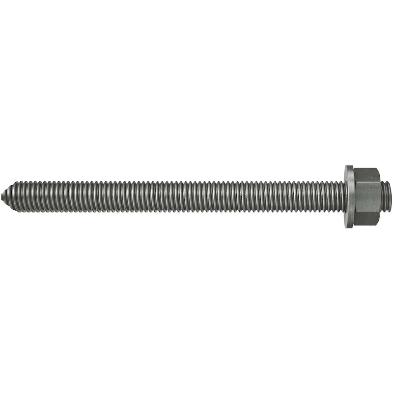 TIGE FILETÉE+ÉCROU INOX     RG M A4 -24X300/65 FIS