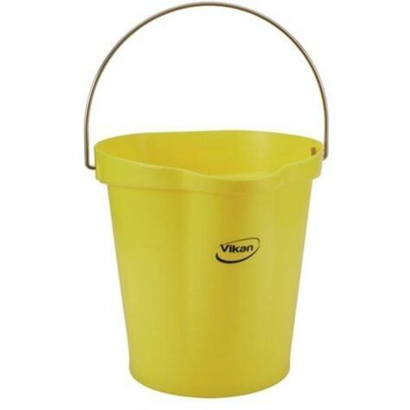 SEAU PP/INOX JAUNE          5686/6 - 12L     VIKAN