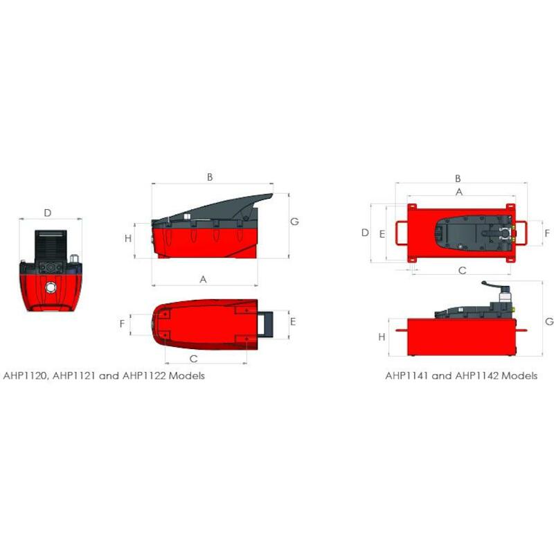 HI-FORCE  AHP1120    LUCHT/HYDR POMP