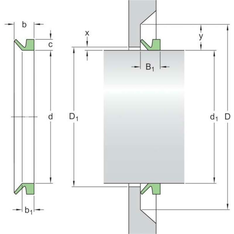 V-RING AFDICHTING           500 VA R           SKF