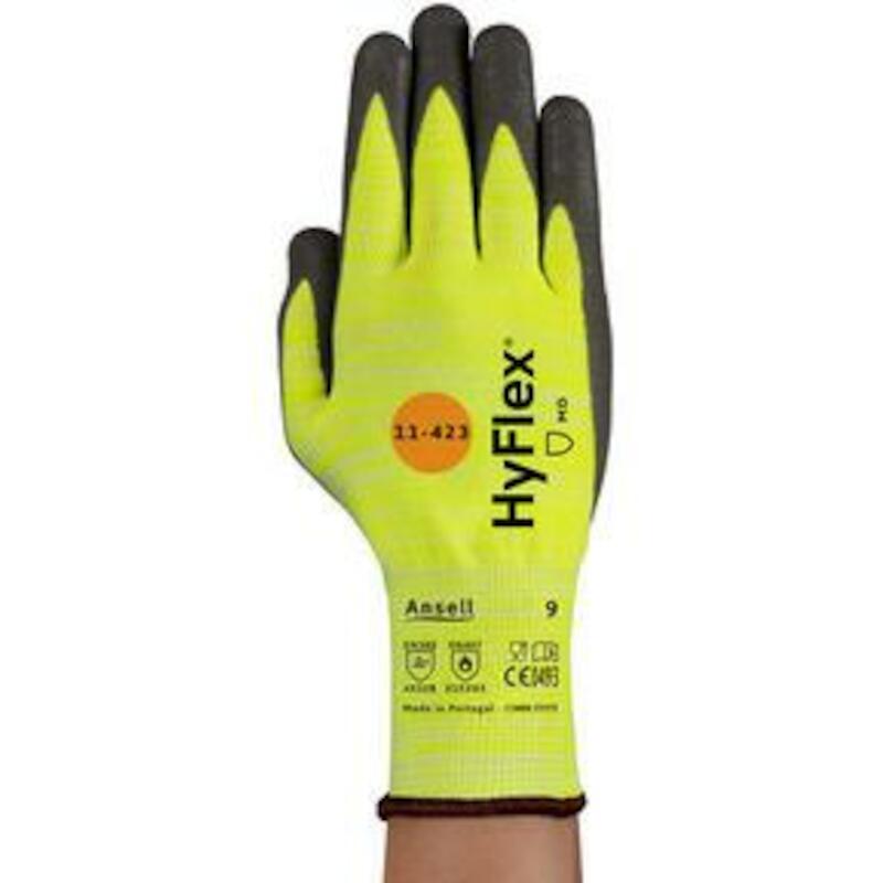 GANT HYFLEX JAUNE/GRIS      11-423        9 ANSELL