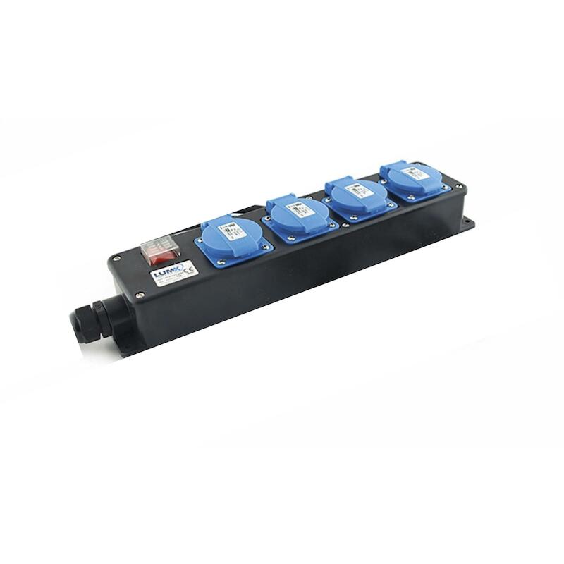 BLOC MULTIPRISE 4X 250V/16A LM 41200          LUMX