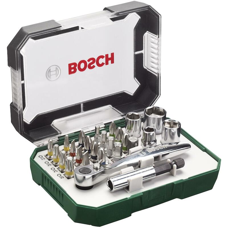 BITSET + RATELSLEUTEL       2607017322 (26ST)BOSCH