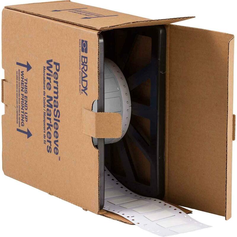 KRIMPKOUS - BRADY 117087 - WIT 38,1X 21,6 MM (500EA)