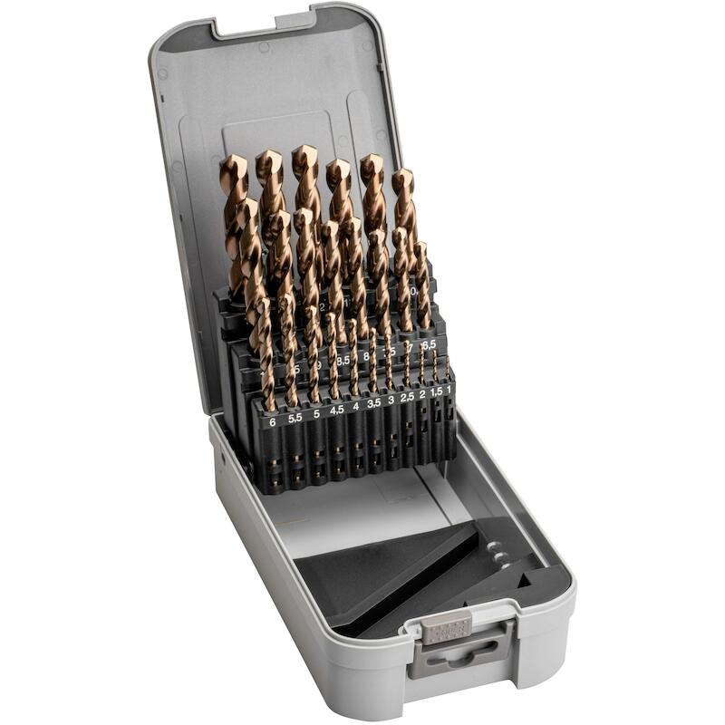 JEU DE FORETS À MÉTAL HSS-E SET25-DCB890U-1-13 4MP