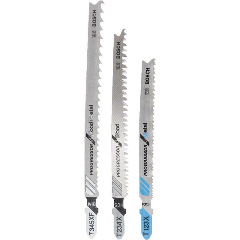JEU LAMES SCIE SAUTEUSE "T" 2607010515  (3PC)BOSCH