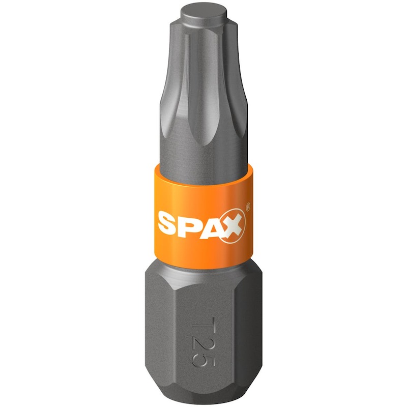 EMBOUT T25 X 25MM ORANGE    T-STAR PLUS (5PC) SPAX