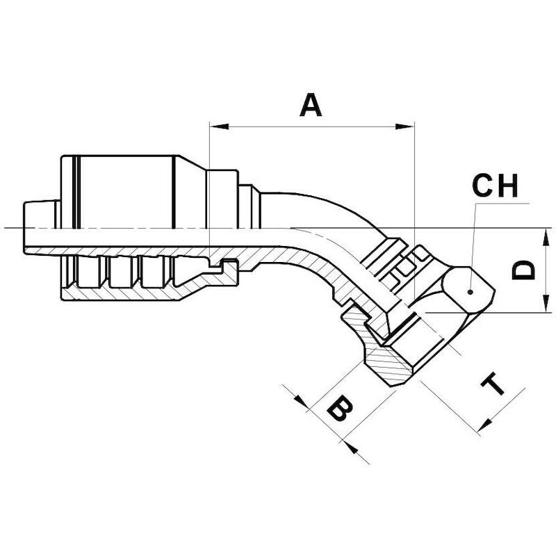 PERSKOPPELING         DKJ45 (13743)-10-8 (12,7) IT