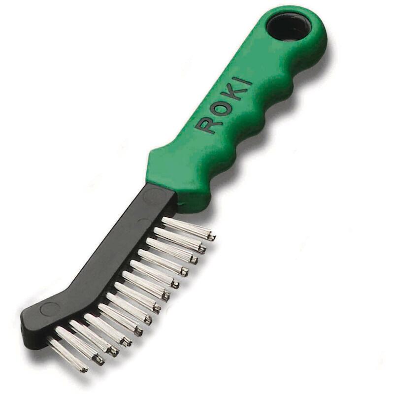 HANDBORSTEL 2R. 225X12MM    182421 RVS    LESSMANN