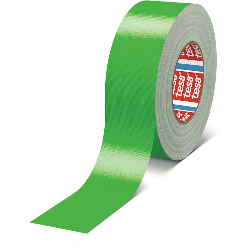 KLEEFBAND - TESA 04688 TESABAND PE-GEËXTRUDEERD TEXTIEL - GROEN 50 MM X 25 M