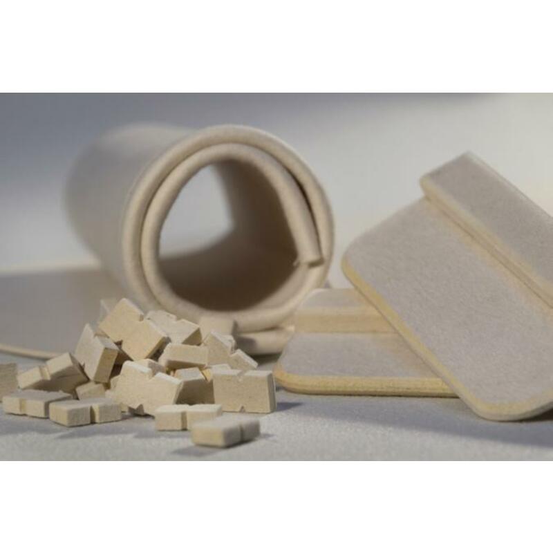 FEUTRE BLANC SG=0,35        A924  10MM X 1,8M
