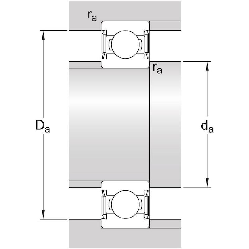 RLT.RIGIDE À BILLES         6206-2RS1/C3       SKF