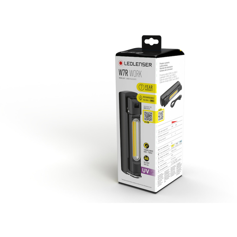 ZAKLAMP 600LM-5U            W7R WORK OPLAADB.  LED