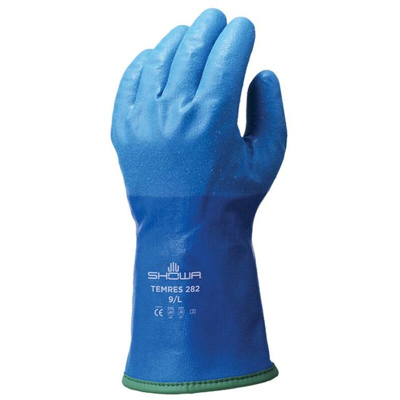 Showa - Werkhandschoenen - Temres 282 - Maat 10/XL - Polyurethaan coating - en 388: 2016 (4221) - en 511: 2006 - Blauw - 02336429