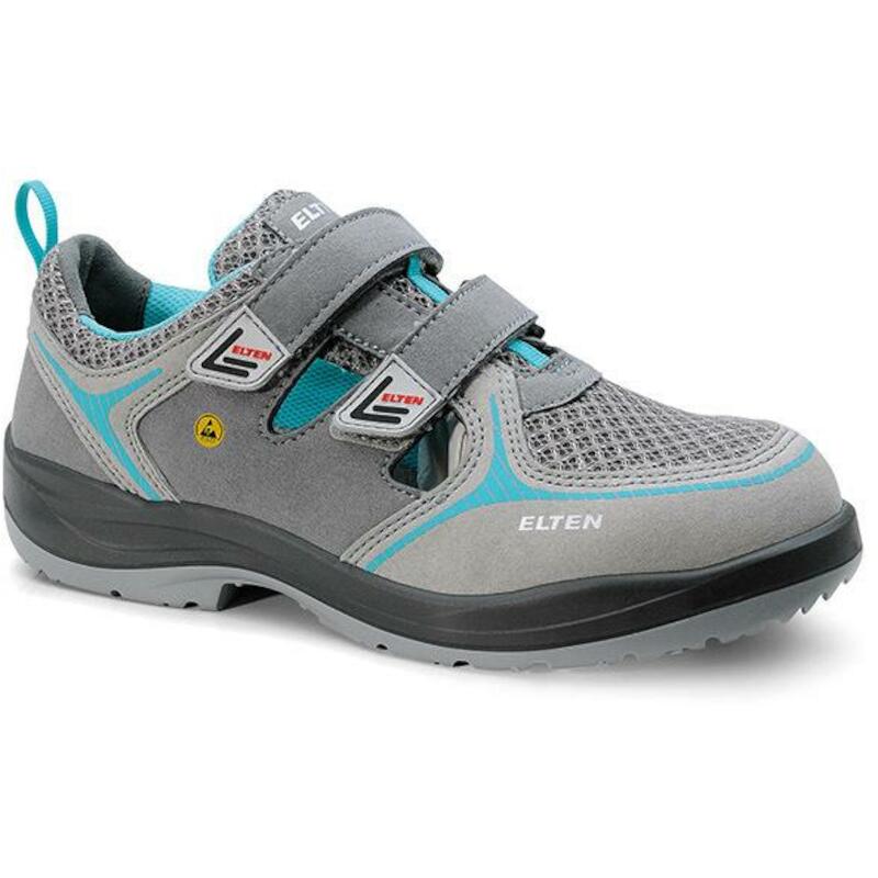 SANDAAL DAME ESD S1 GRIJS   MILA (AQUA)   37 ELTEN
