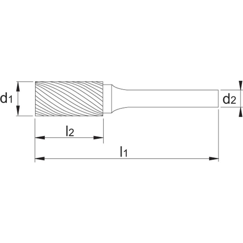 STIFTFREES CIL.(A) HM S6    41.510/6 12X25 PHANTOM
