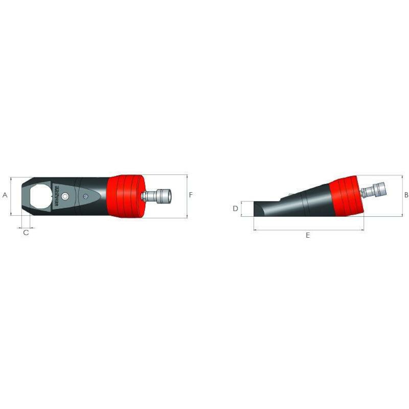 SINGLE ACTING HYDRAULIC NUT SPLITTER (50-60MM, 2" - 2.3/8") - NS206 - HI-FORCE