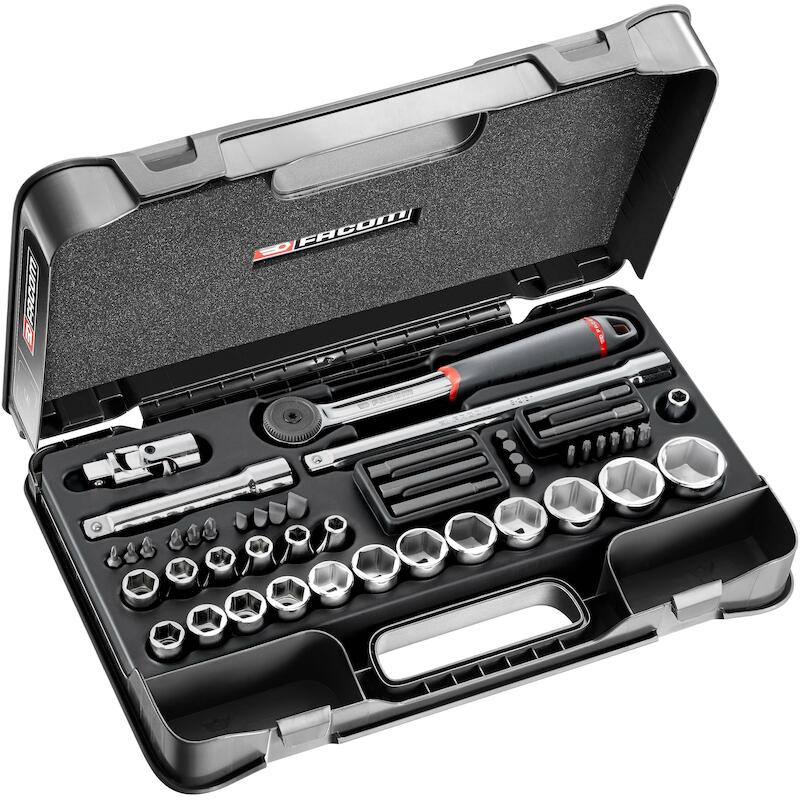 DOPPENDOOS 1/2" 6K. 8-32MM  S.851 + RATEL    FACOM