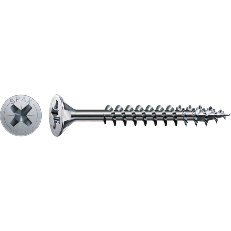 VIS À BOIS AGGLOMÉRÉ PZ2 VD SPAX S - 5,0X80 - ZN