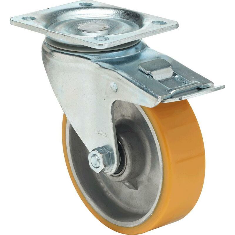 ROUE PIV./FR.ALU/PUR 125MM  BTAU 1252 6150 - 250KG
